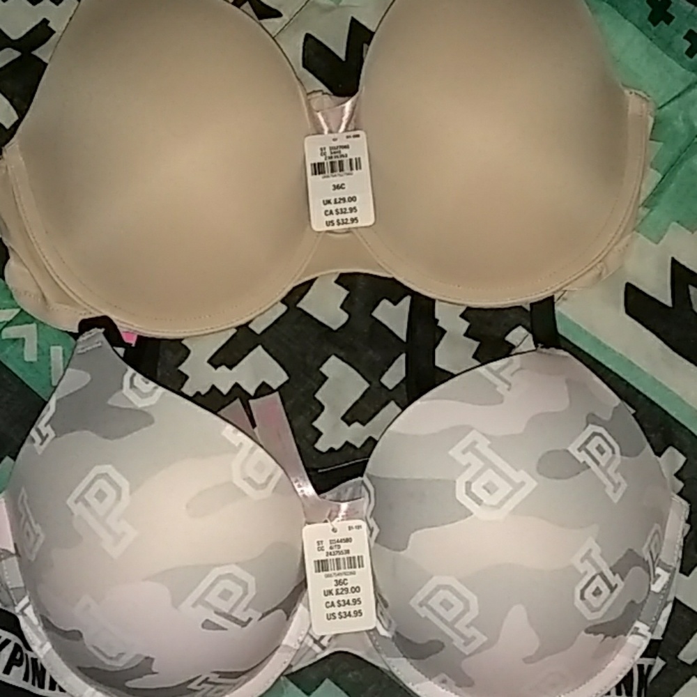 2 Victoria secret bras NWT 25 each or 45 for both